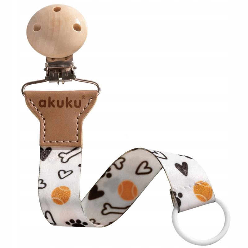 Zawieszka Tasiemka do Smoczka Uniwersalna dla Dzieci Akuku