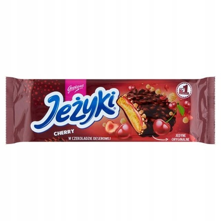 20 Sztuk Jutrzenka Ciastka Jeżyki Dark Wiśnia 140G