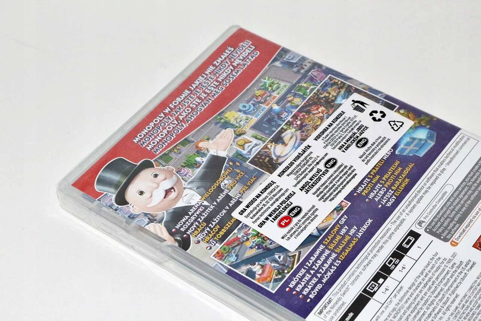 MONOPOLY MADNESS SWITCH Wersja językowa Angielska Polska