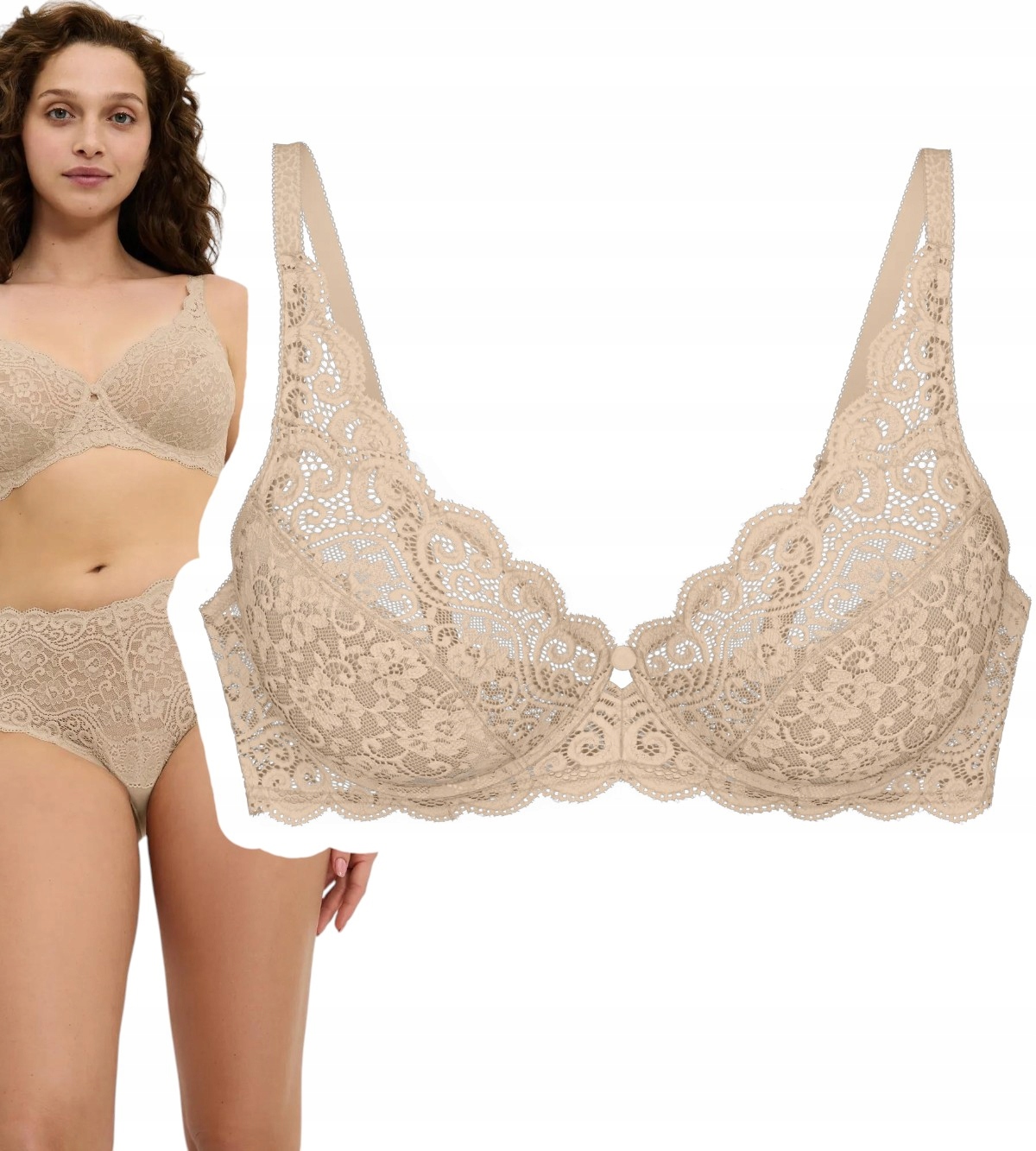 Podprsenka Triumph Amourette W Béžová C 95 Měkká Podprsenka S Kosticemi