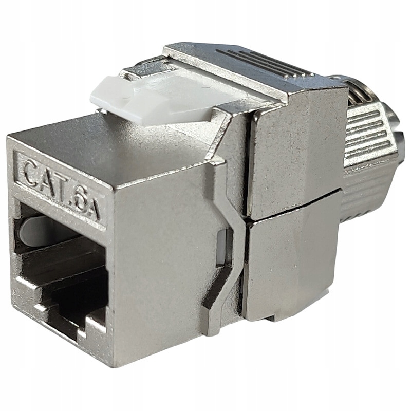 

Gniazdo Keystone RJ45 kat.6A Stp skręcane
