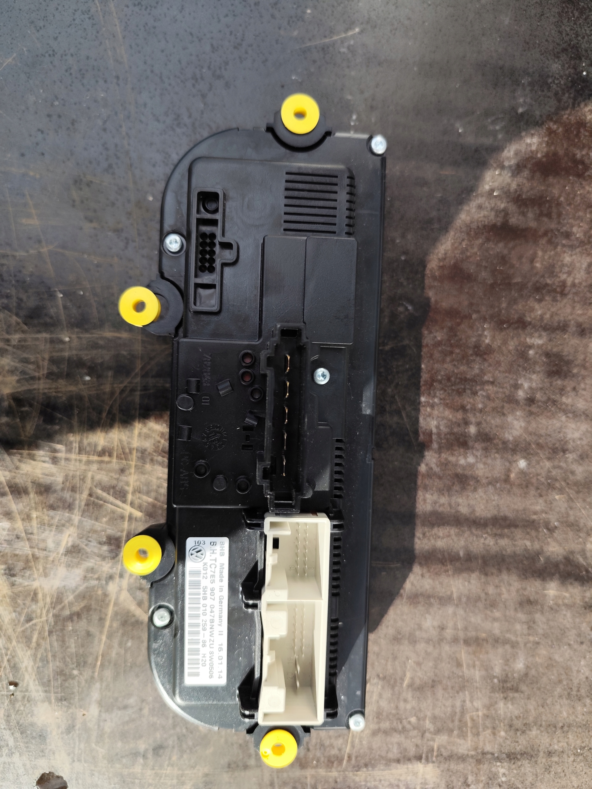 VW T5 LIFT T6 COMANDI CLIMA Controllo BOCCHETTE Anteriore 7E5907047BN