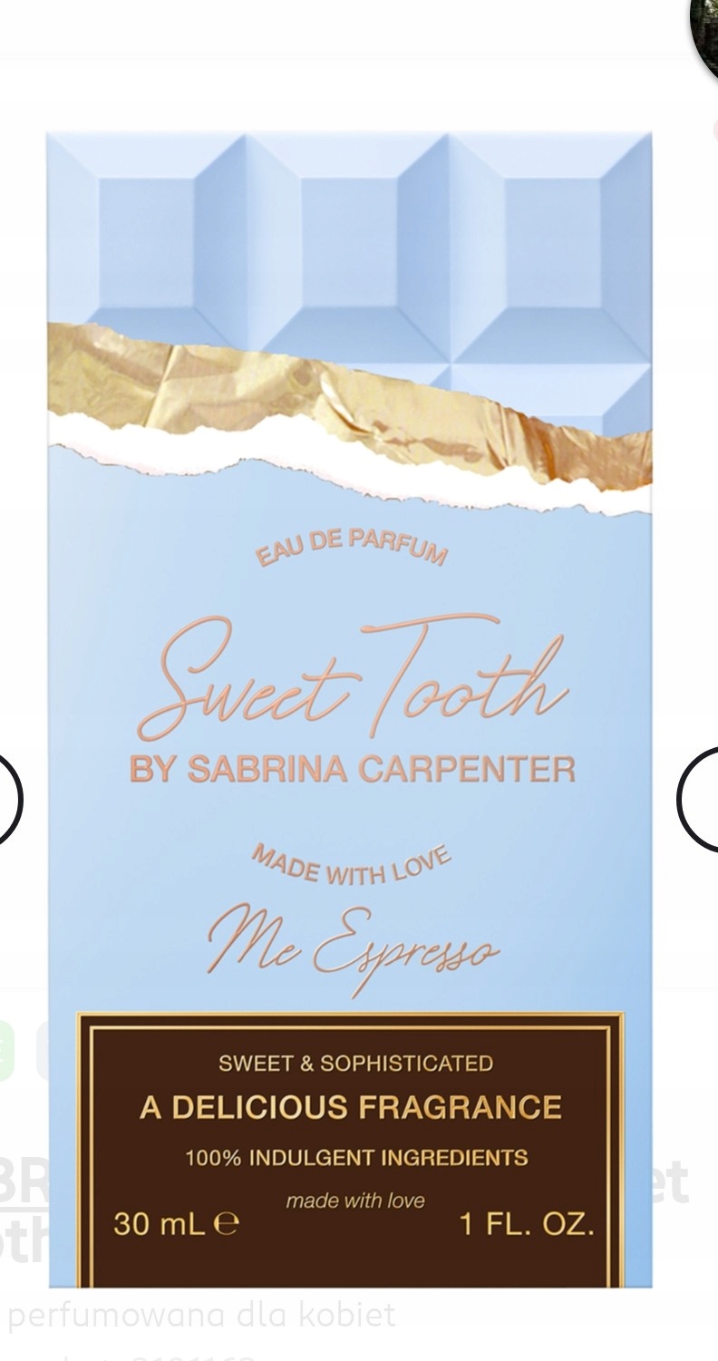 Sabrina Carpenter Sweet Tooth Me Espresso Parfémovaná voda pro ženy 30 ml