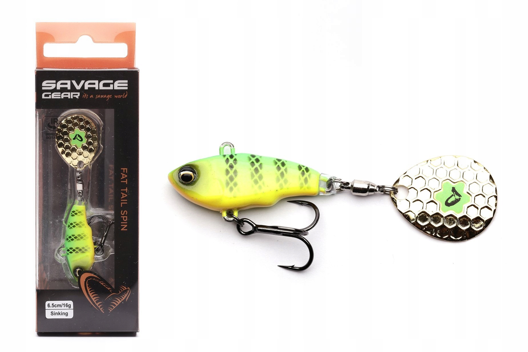 PRZYNĘTA SAVAGE GEAR FAT TAIL SPIN-6,5 cm Kod producenta 71765