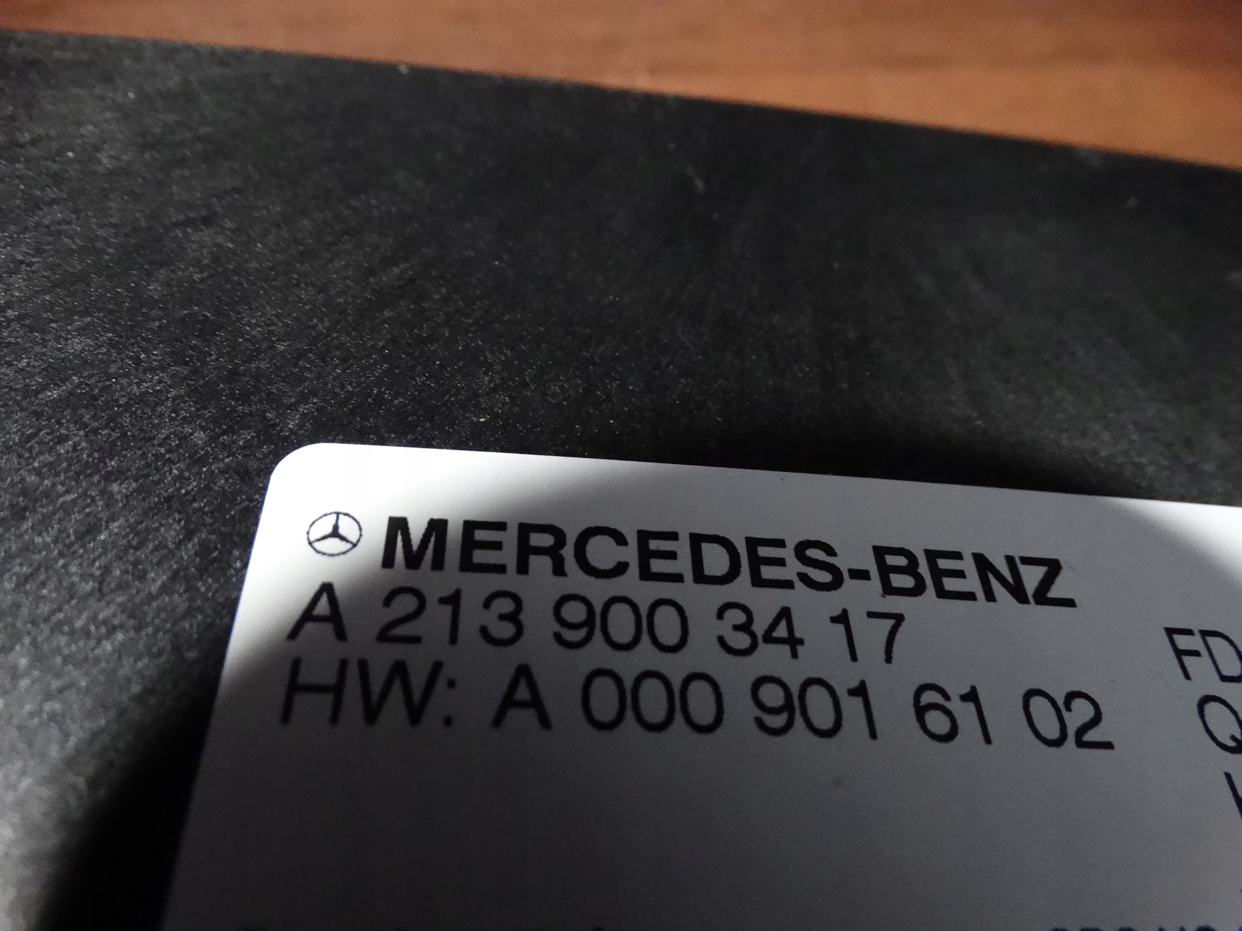 IDEALNY module control unit MERCEDES W213 W217 W222 1 9