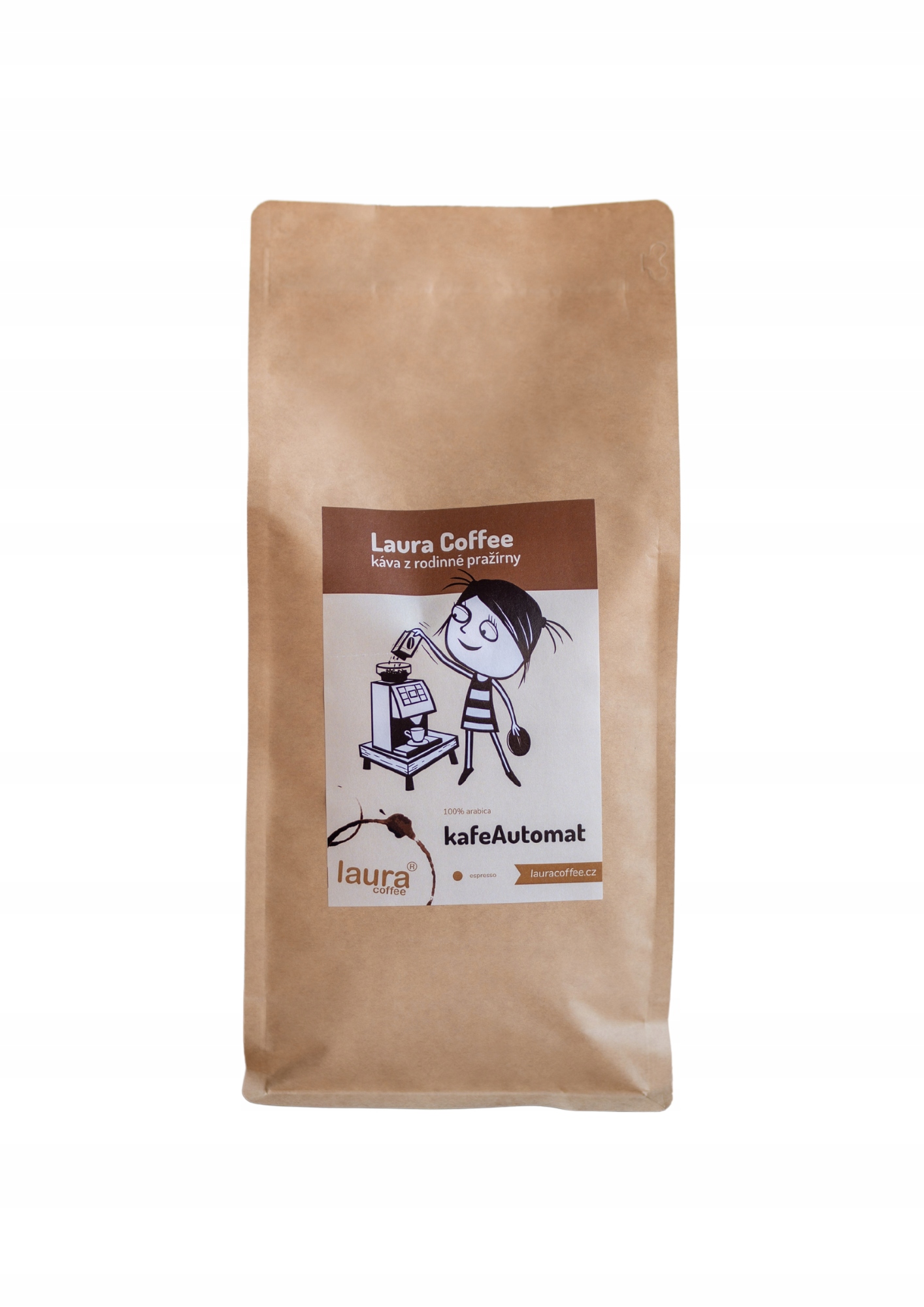 Levně Laura Coffee Zrnková káva KafeAutomat 1kg