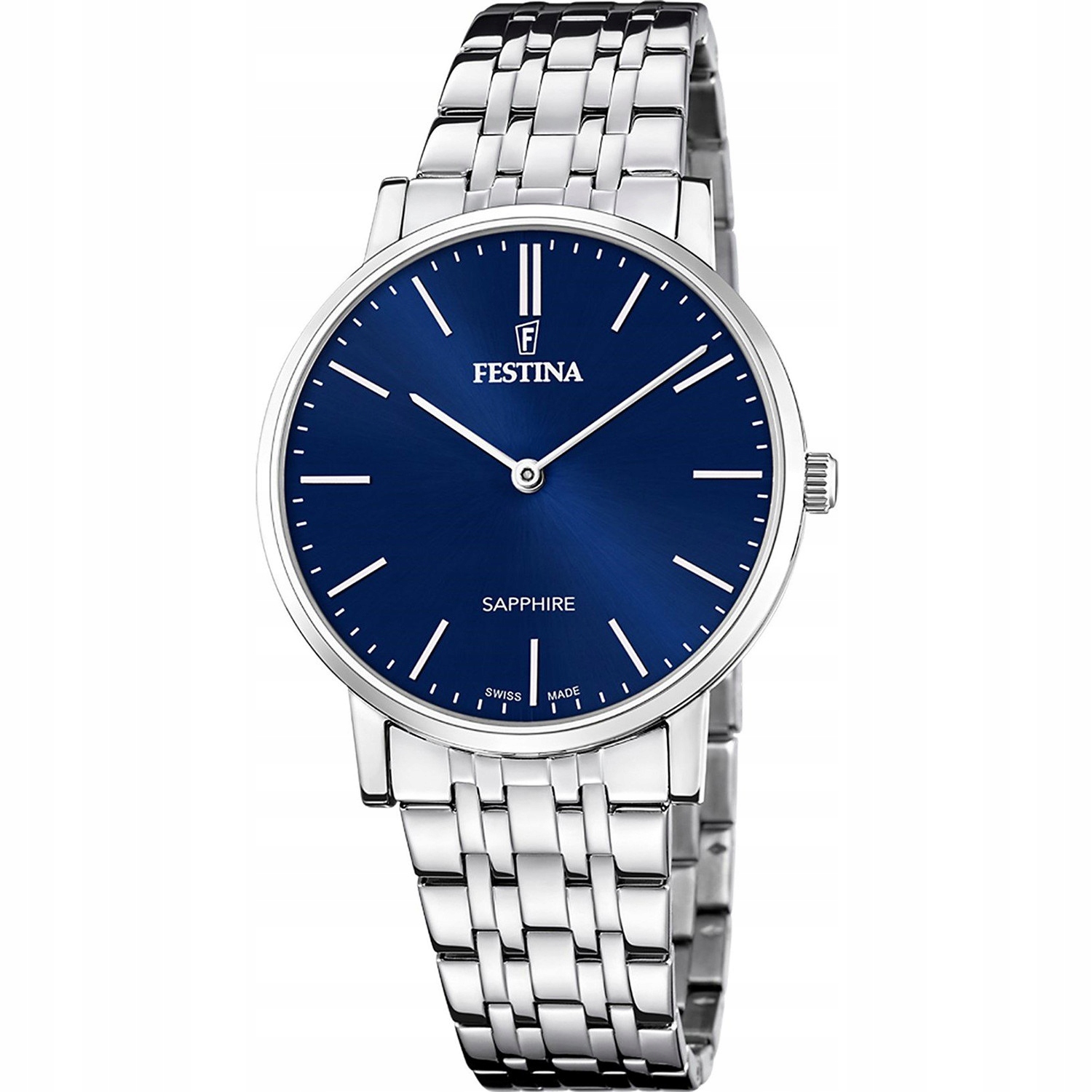 Pánské Hodinky Festina F20045-3 stříbrný náramek