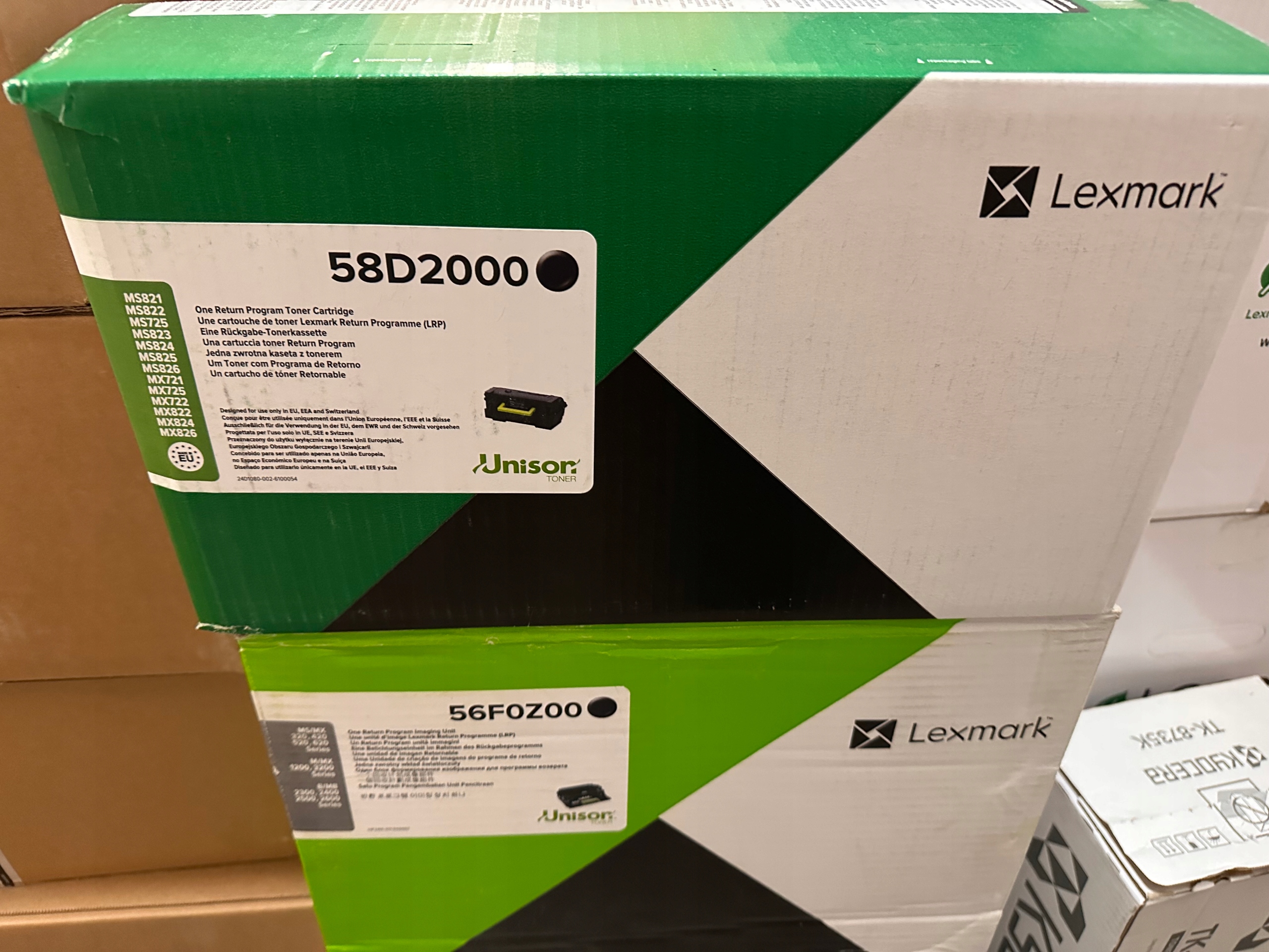 Toner Lexmark 58D2000 černý (black) Originál pro Lexmark MS821