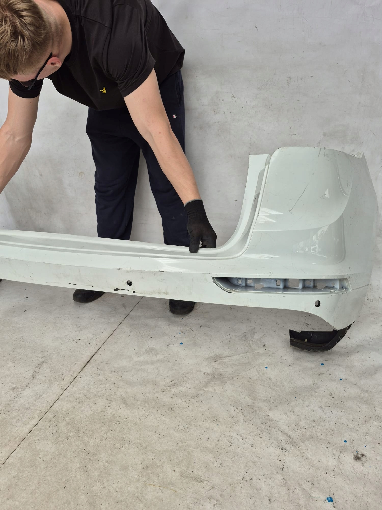 PORSCHE CAYENNE II 7P5 LIFT 14- bumper rear part rear PDC