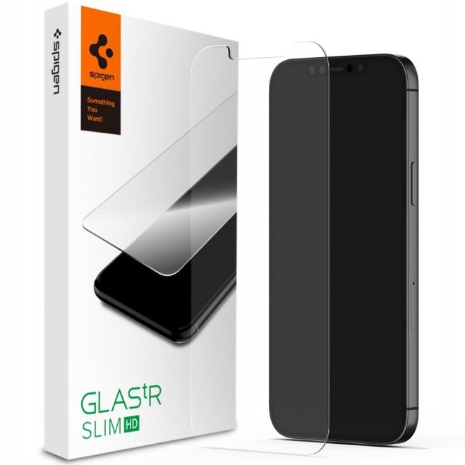 Szkło hartowane do iPhone 12 Mini, Spigen Glas.tR