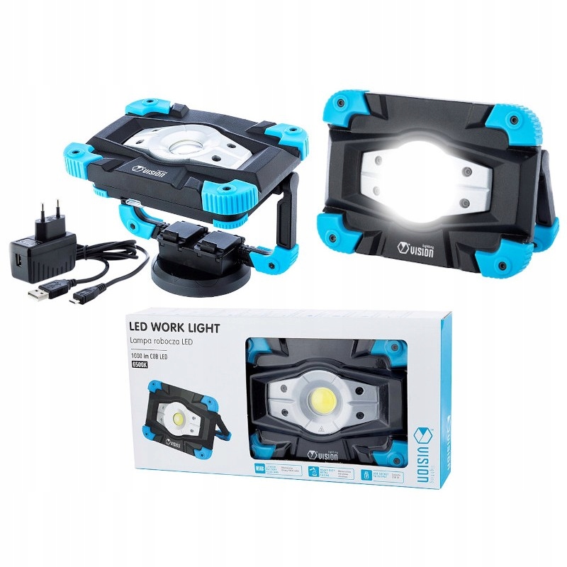 

Reflektor Lampa Robocza 1000LM Akumulator Latarka