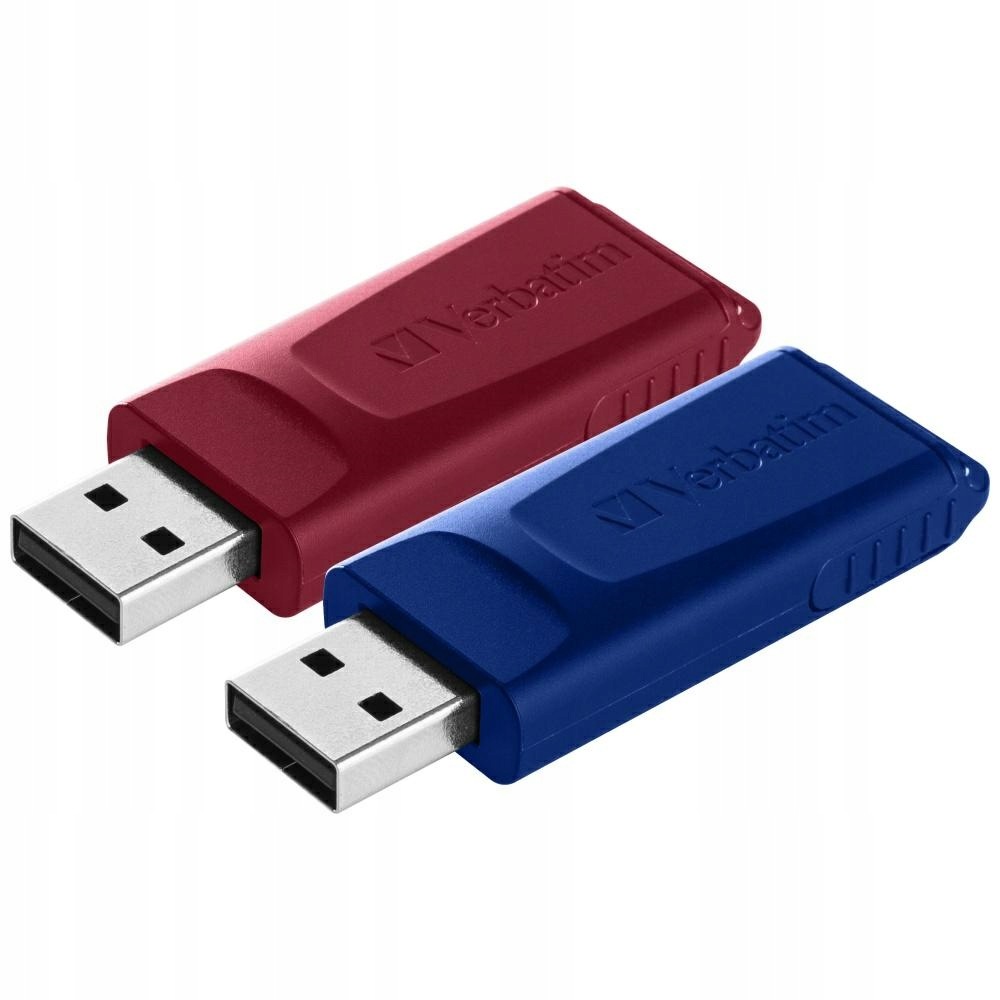 Pendrive Verbatim Slider 32GB 2db piros/sötétkék 49327