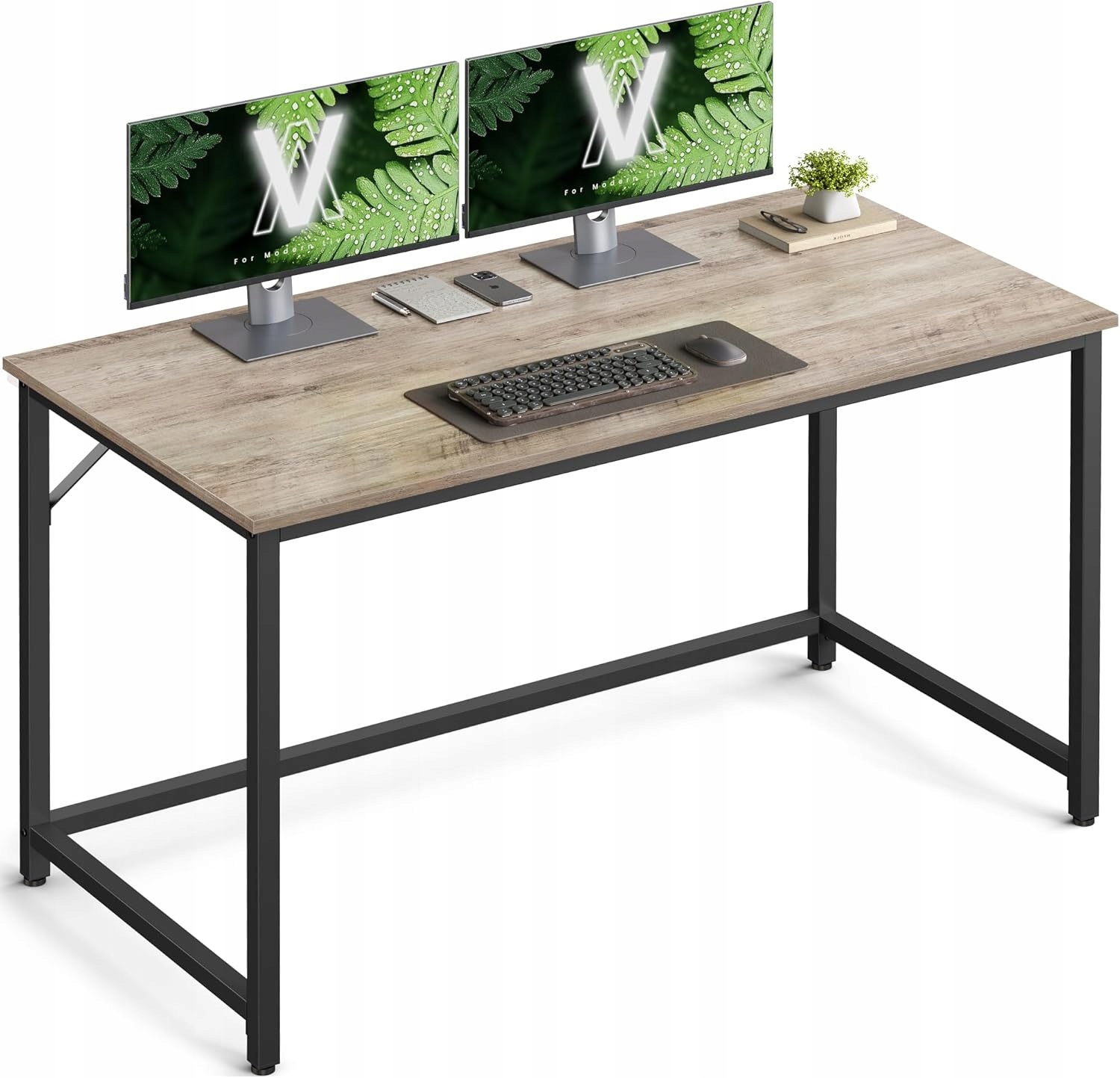 Počítačový stôl 120x60, veľké pohodlné používanie, moderný