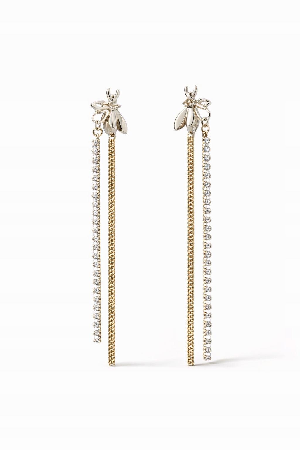 Patrizia Pepe Kovové Náušnice Zlaté S Zirkony A 1 G