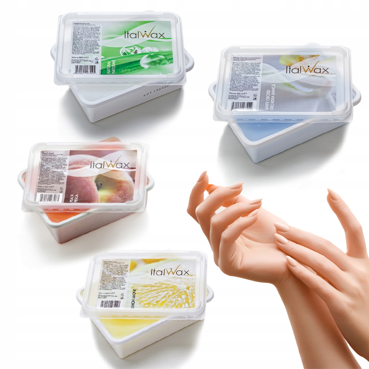 

ItalWax Parafina kosmetyczna 3+1 dłonie stopy MIX