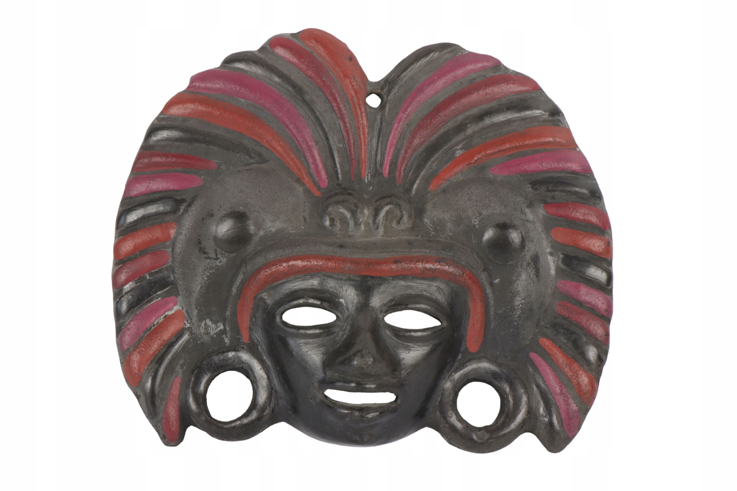 Gliniana maska Aztecka XX wiek