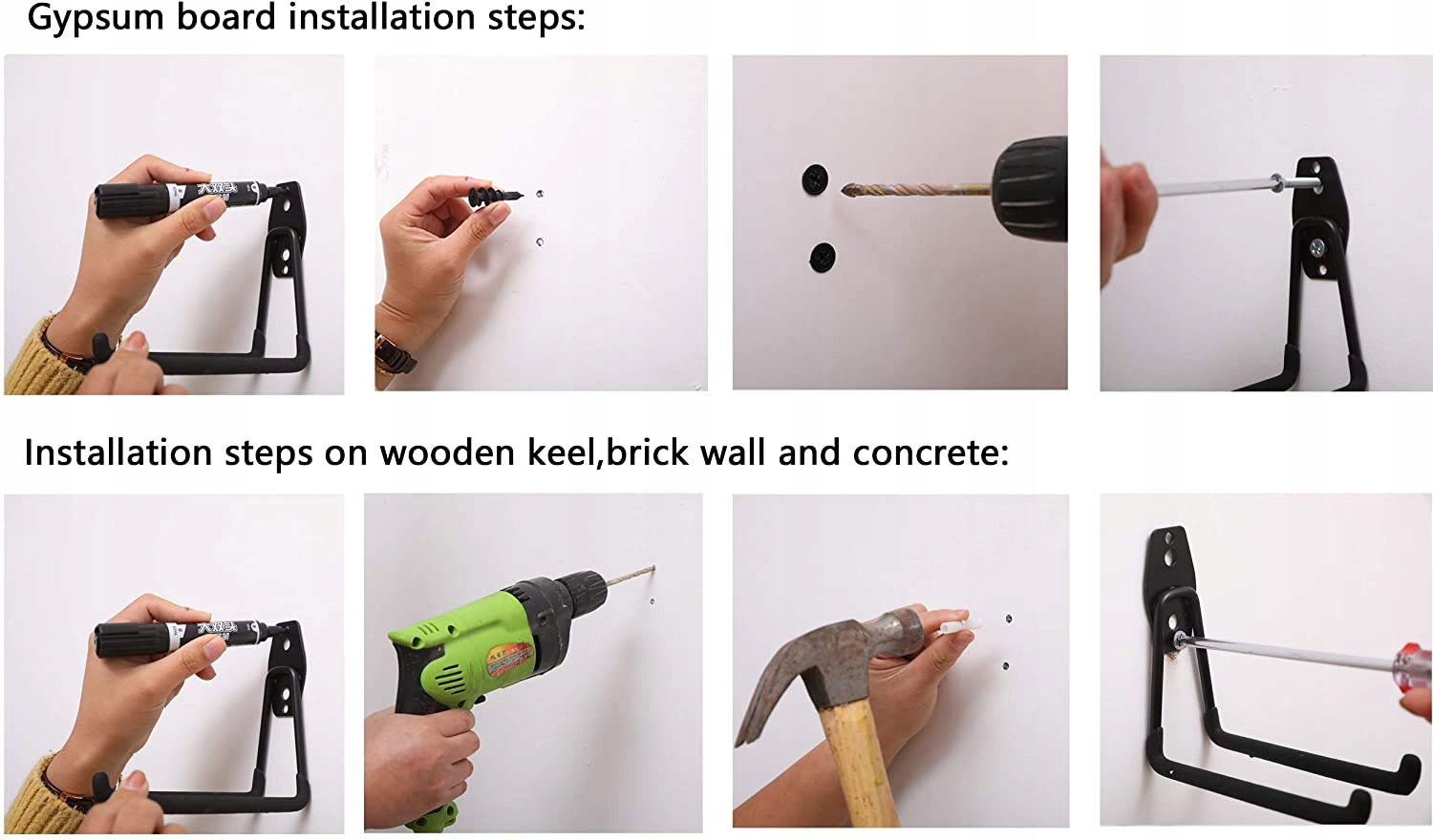 Welwoon 15 sztuk wytrzymałych haczyków Długość (cm) 185 cm