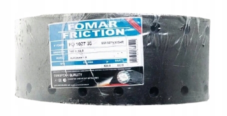 102790 - Накладки гальмівних колодок AUTOSAN 140X9, 5 компл.