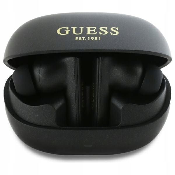 Bezdrátová Bluetooth Sluchátka Tws Guess GUTWST88MCTGK S Pouzdro Černá