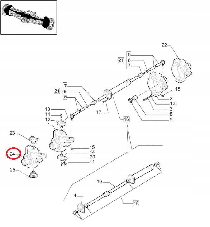 ZWROTNICA LEWA CARRARO 149147 Machine brand Other