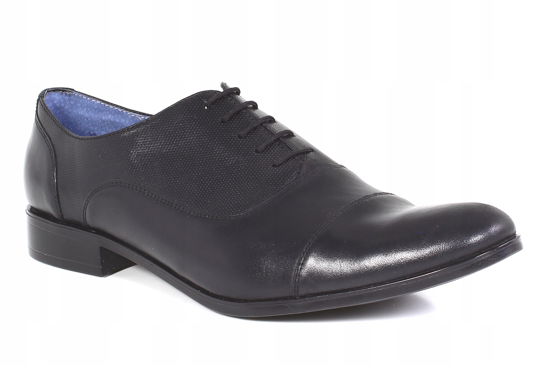 Elegantní Společenské Pantofle 637/M Černé 45