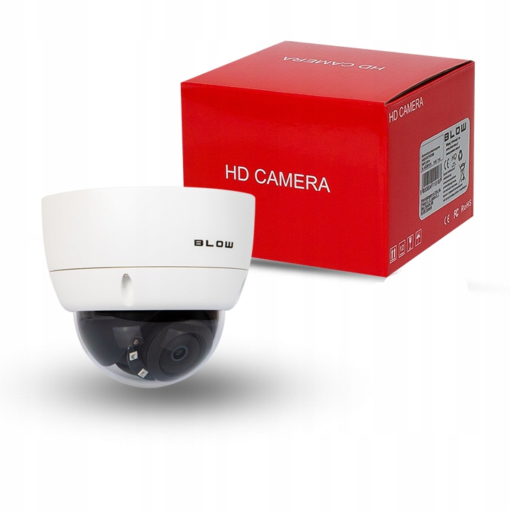 Kamera IP BLOW sufitowa detekcja AI 2MP POE SD Typ kamery kolorowa na podczerwień