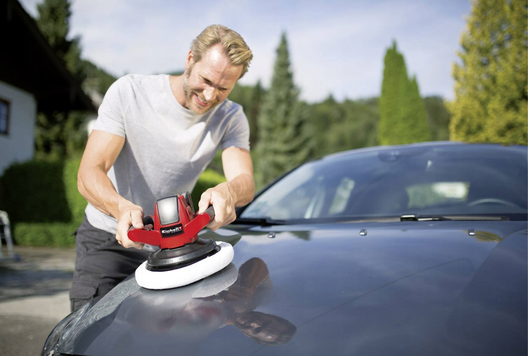 Polerka EINHELL CE-CB 18/254 Li-Solo 2093301 Zasilanie akumulatorowe