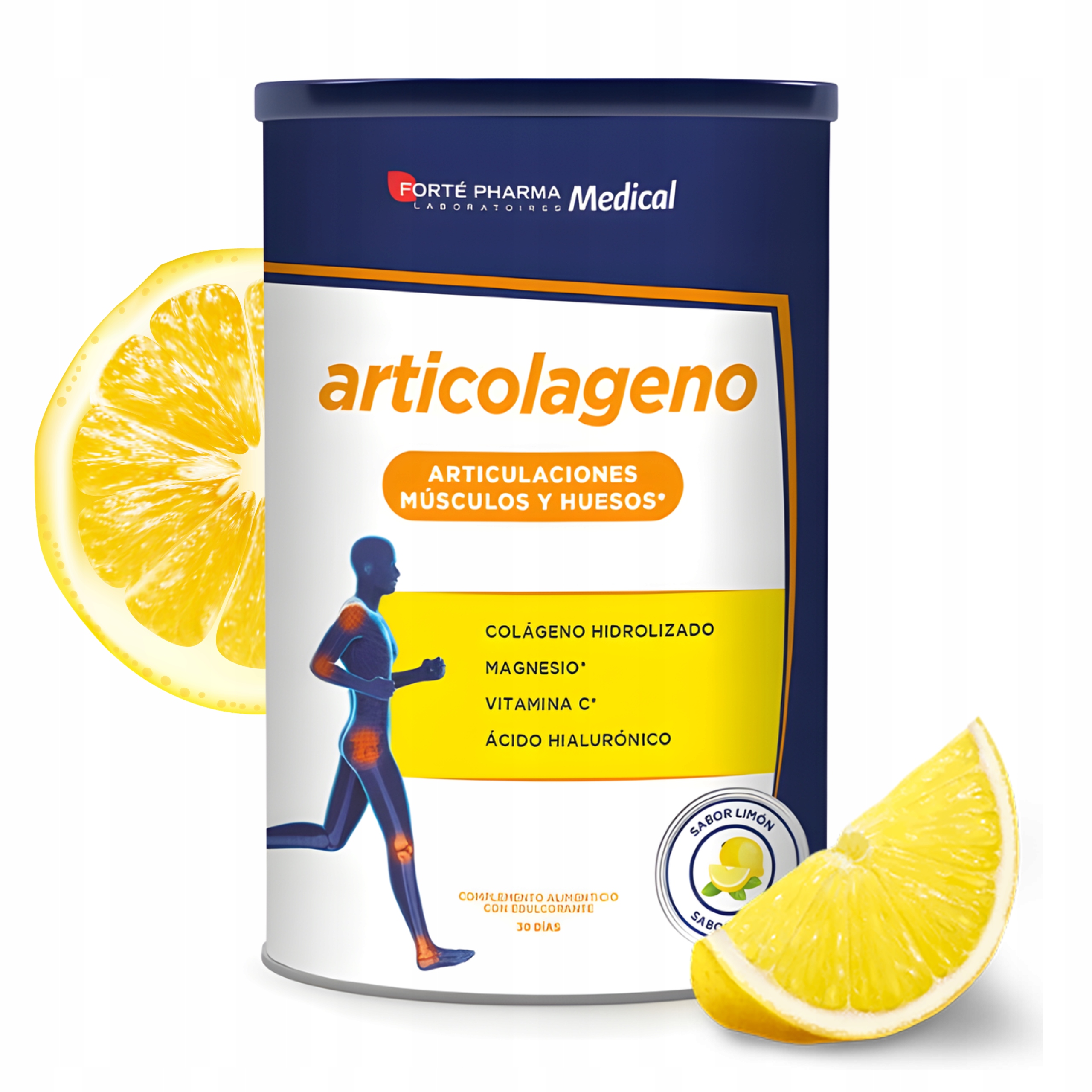 Articolageno Kolagen Hydrolizowany Kwas Hialuronowy 30 dni smak cytrynowy