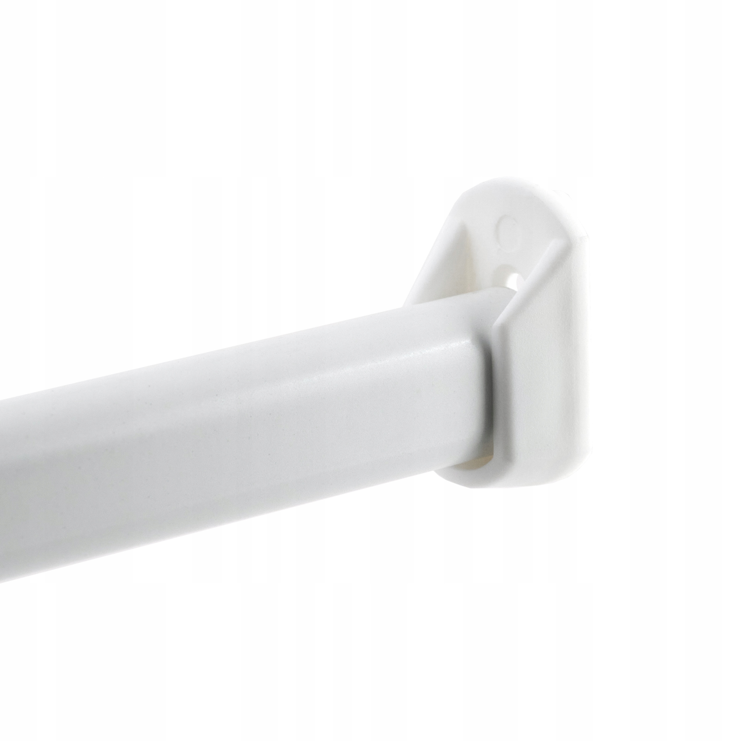 RURA METALOWY DRĄŻEK UBRANIOWY 96 BIAŁY + UCHWYTY Marka Rejs