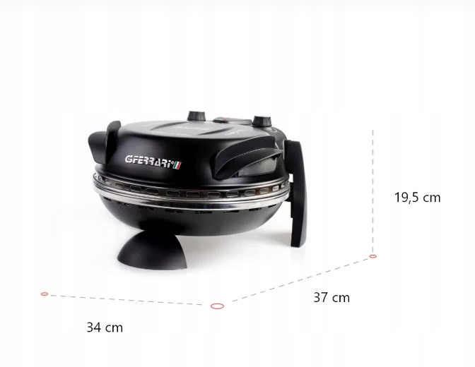 DOMOWY PIEC DO WYPIEKU PIZZY Kamień 400°C 5 MINUT Pojemność 10 l