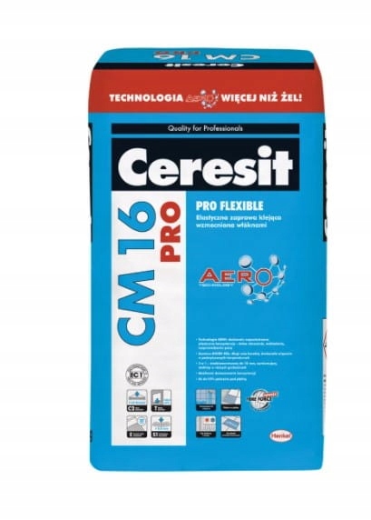 

Ceresit CM 16 Pro elastyczny klej do płytek C2TES1