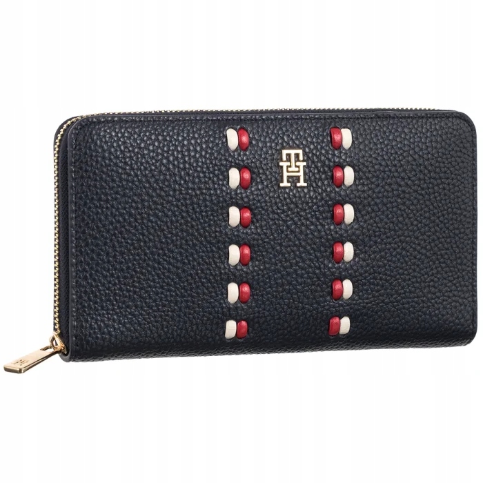 Peněženka Tommy Hilfiger Th Icon Lrg Za Corp AW0AW18133 DW6 Tmavě modrá