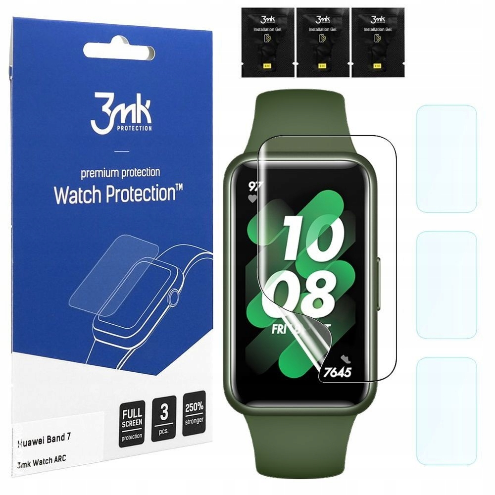 

Folia Ochronna do Huawei Band 7, 3mk Wp Arc, 3szt