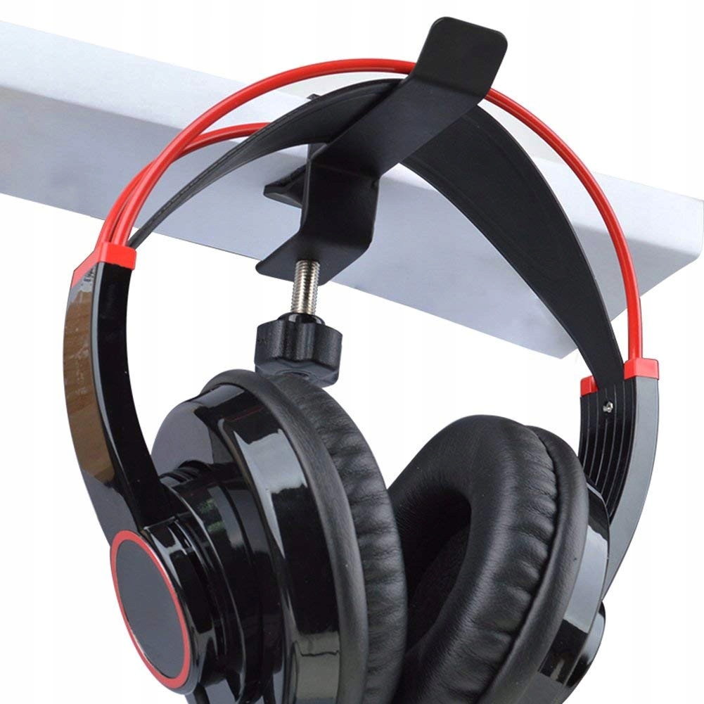 UCHWYT BIURKOWY WIESZAK NA SŁUCHAWKI NAUSZNE NA BIURKO DO BLATU BIURKA Waga produktu z opakowaniem jednostkowym 0.2 kg