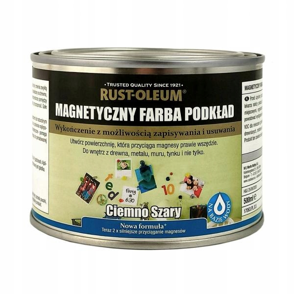 

Farba Magnetyczna Rustoleum 0,5L Nowa Formuła