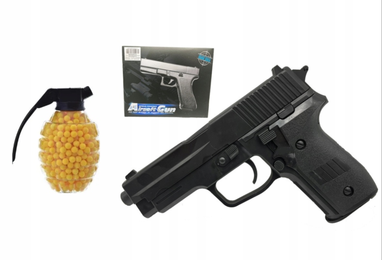 PISTOLET BRONI GLOCK CIĘŻKI PLASTIK v22 500 KULEK GRATIS