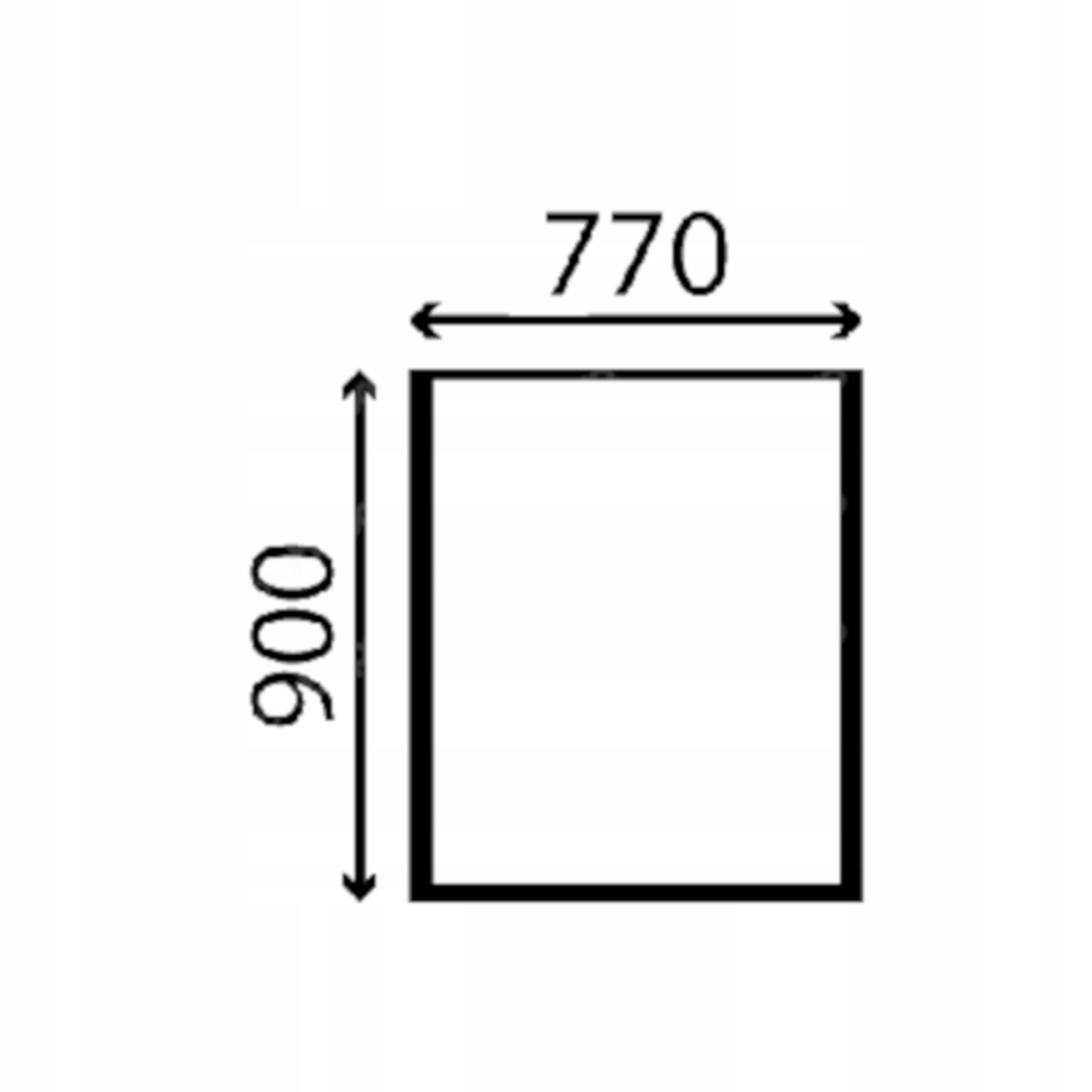 Komatsu čelní sklo 2A1-54-14110