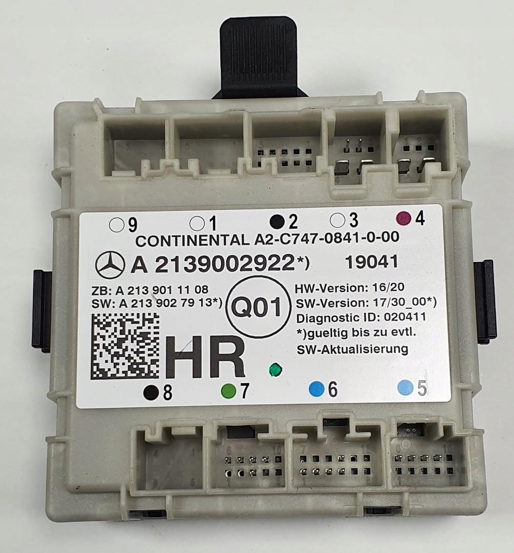 A2139011108 A2139027913 - Модуль задней правой двери MERCEDES W205 A2139002922