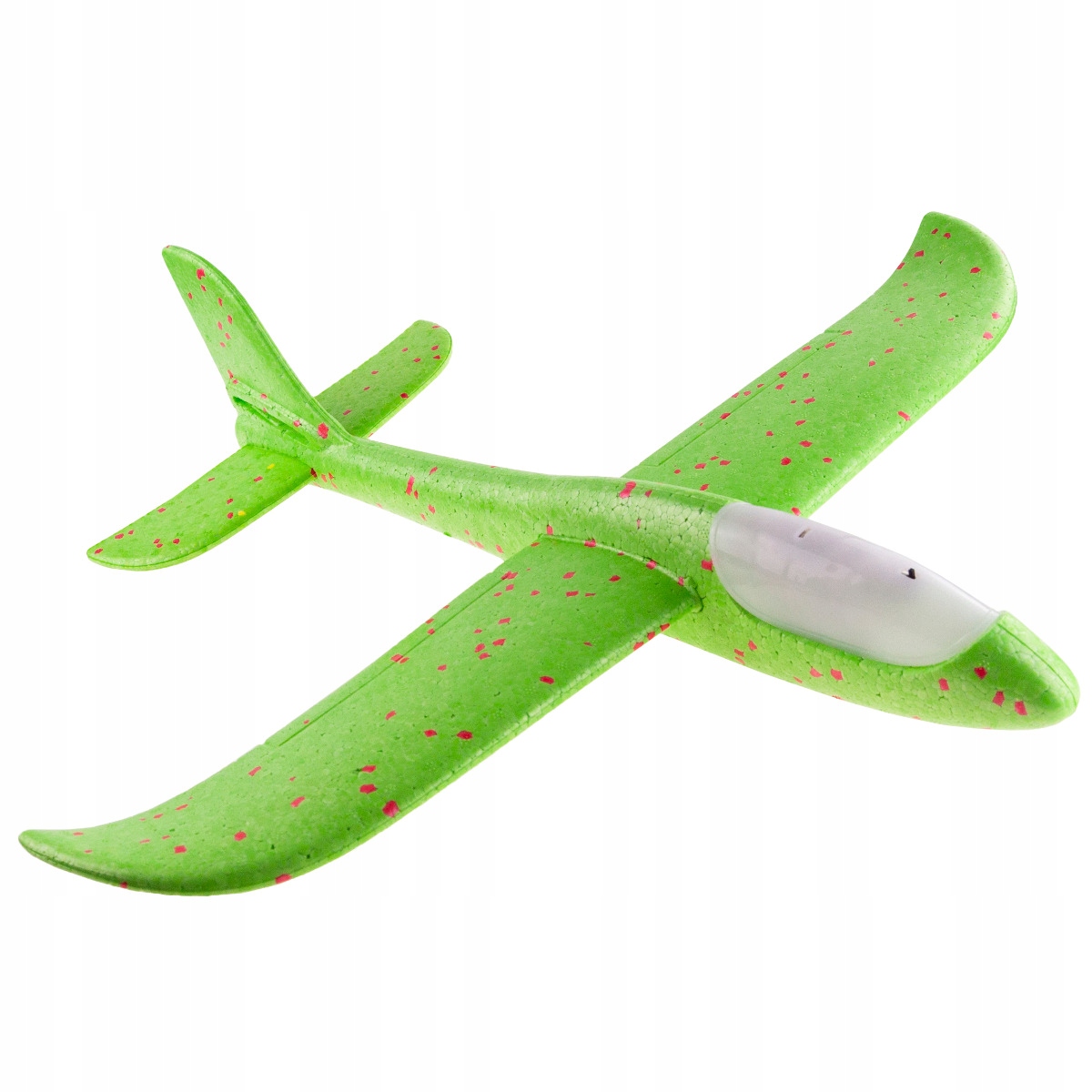 SAMOLOT STYROPIANOWY STYROPIANU 49CM ŚWIECĄCY LED Efekty podświetlenie LED