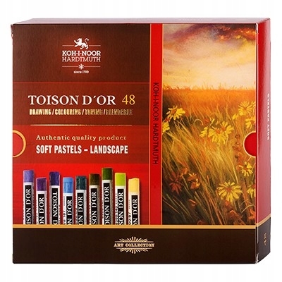 Pastely suché Koh-i-Noor krajinomalba, sada 48 barev