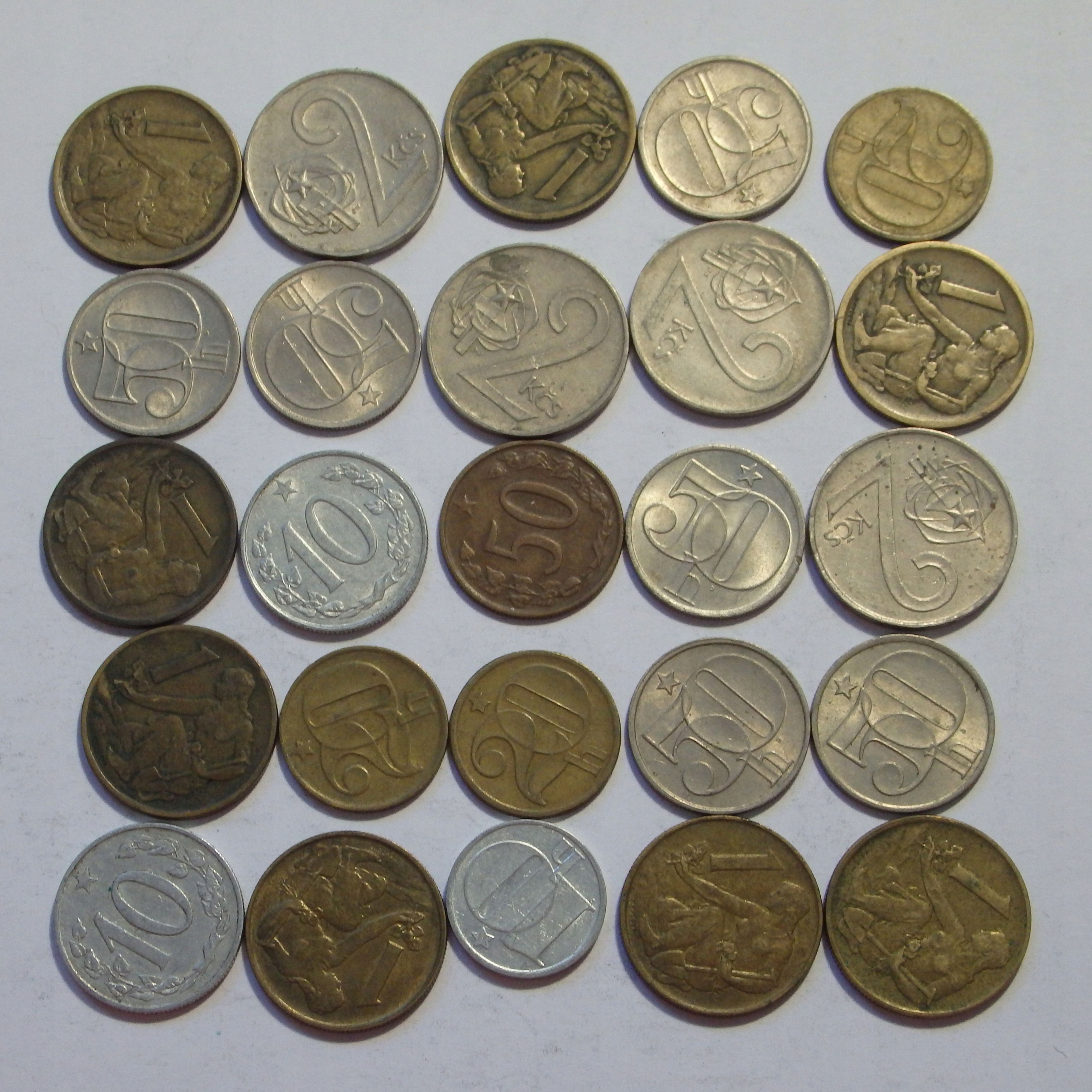 Zestaw monet Czechosłowacja, M353