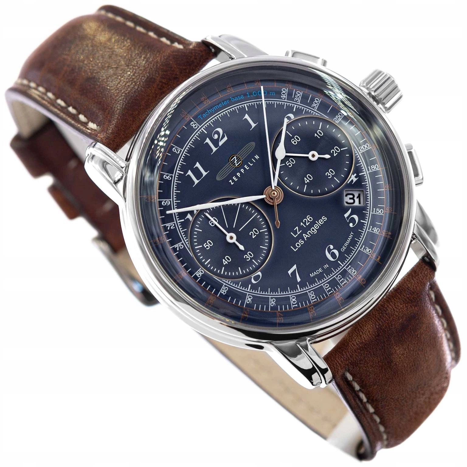 Pánské Hodinky Zeppelin 7614-3 LZ126 Chronograf