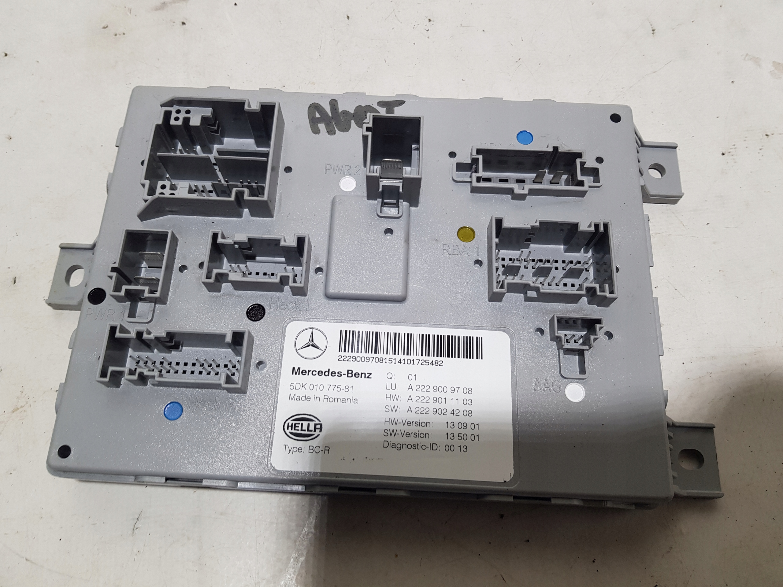 control unit module SAM MERCEDES W222 W205 2229009708