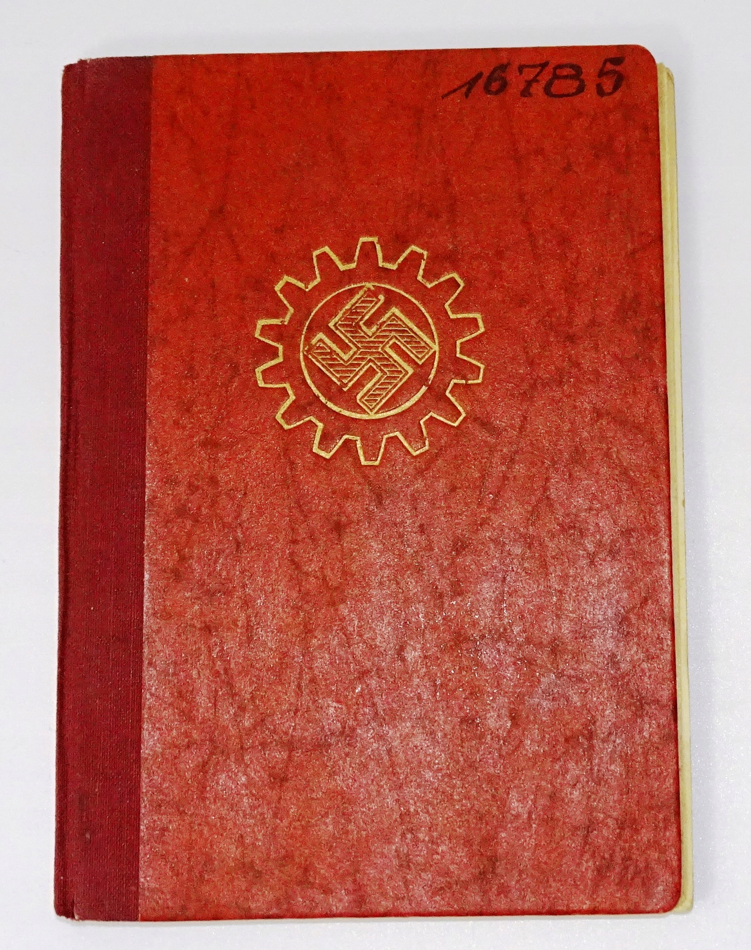 Legitymacja Arbeitsfront III Rzesza - oryginał nr 2