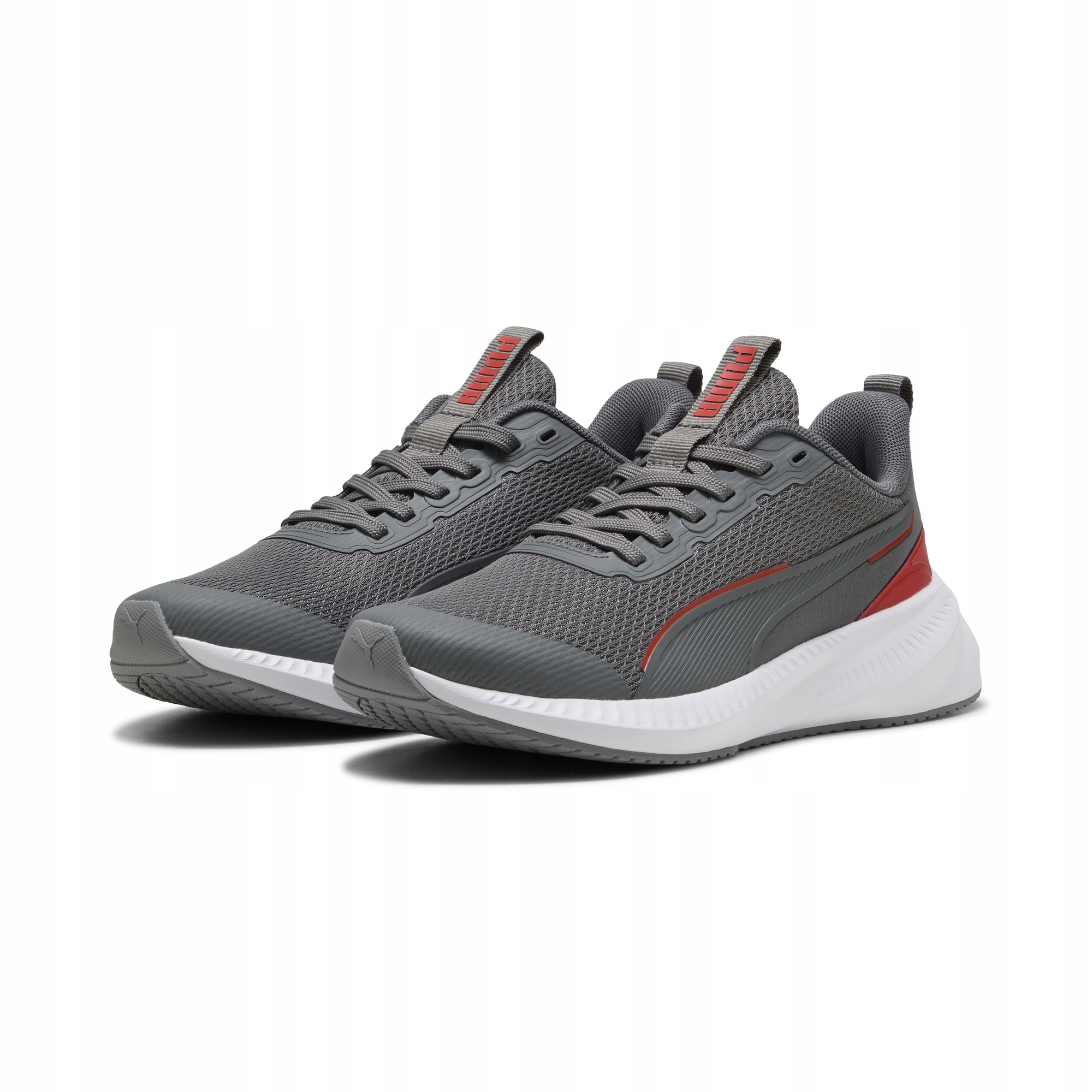 Buty młodzieżowe sportowe Puma Flyer Lite 3 Jr 40152608 szare lekkie 39