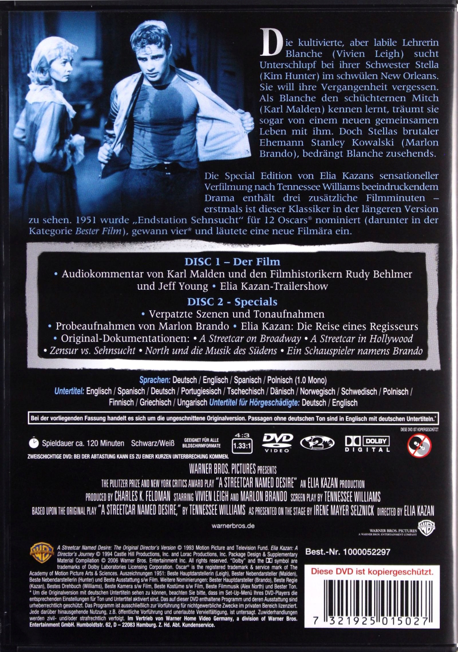 Tramwaj zwany pożądaniem (Edyca specjalna) płyta DVD • Cena