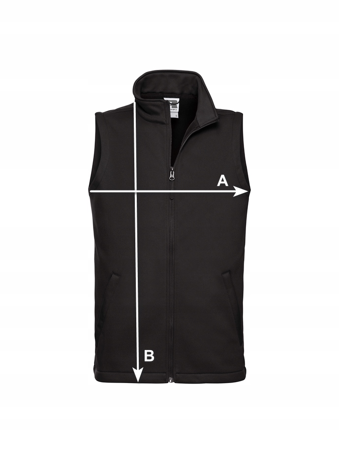 RUSSELL Bezrękawnik Kamizelka SMART SOFTSHELL Teflon CZERWONA Rozmiar: XXL Liczba kieszeni 2