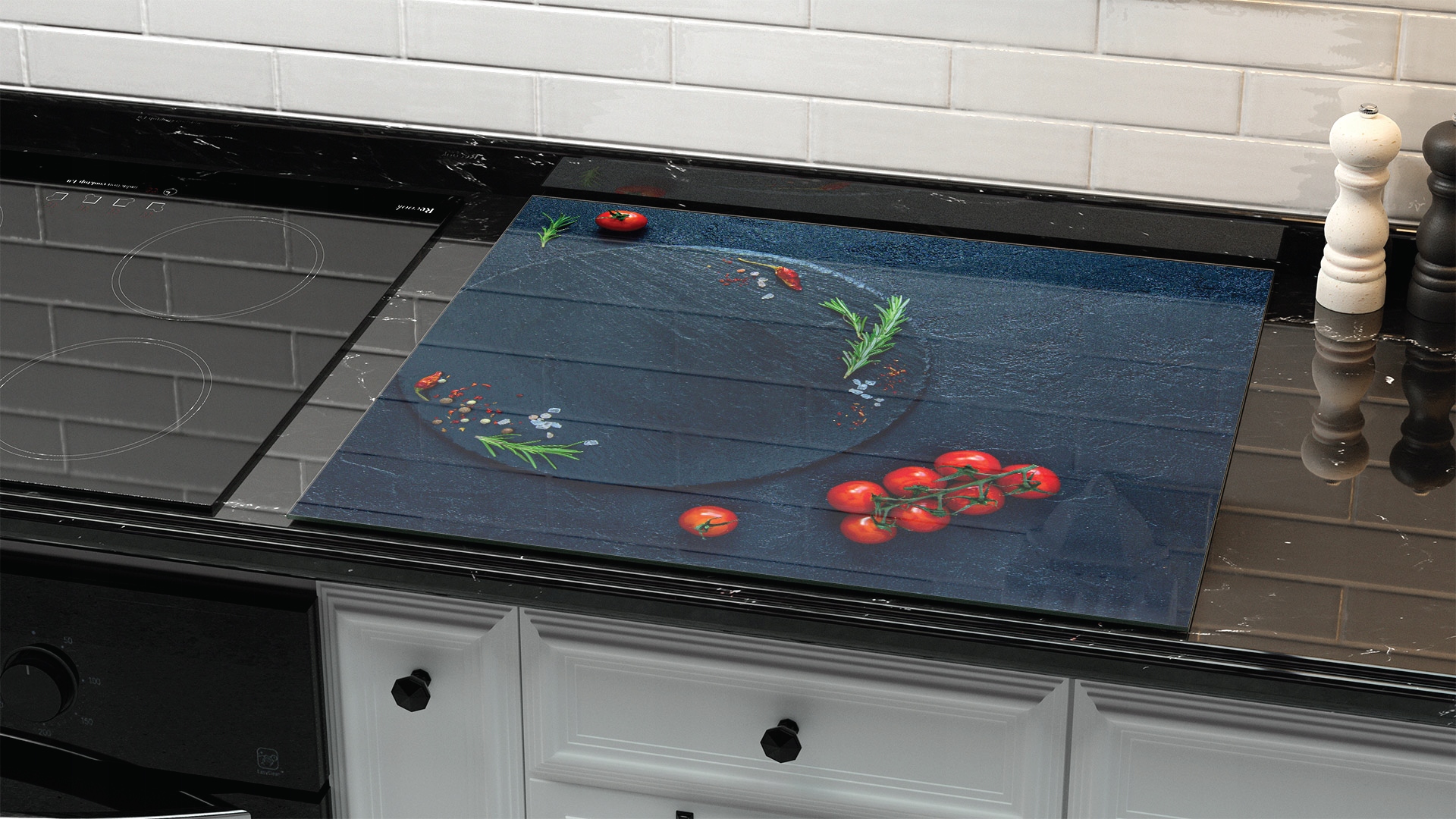 Panel ochronny do kuchni POMIDORKI 60x65cm szklany Kod producenta SB60x65_00012