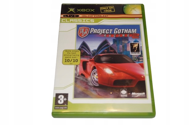 PROJECT GOTHAM RACING PGR 2 Xbox pudełkowa
