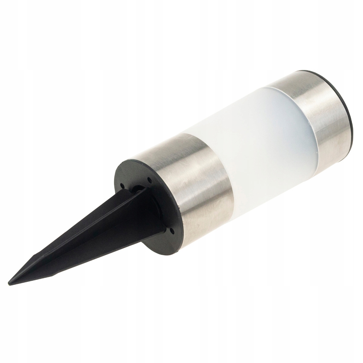 LAMPA OGRODOWA 3SZT./KPL LED SOLARNA INOX GRUNTOWA WBIJANA SŁUPEK SOLAR Kolor dominujący srebrny